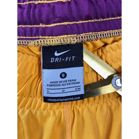 Nike Womens 3.5 Inch Fly Knit Training Shorts Orange Purple 613595 807 size S - Picture 7 of 13